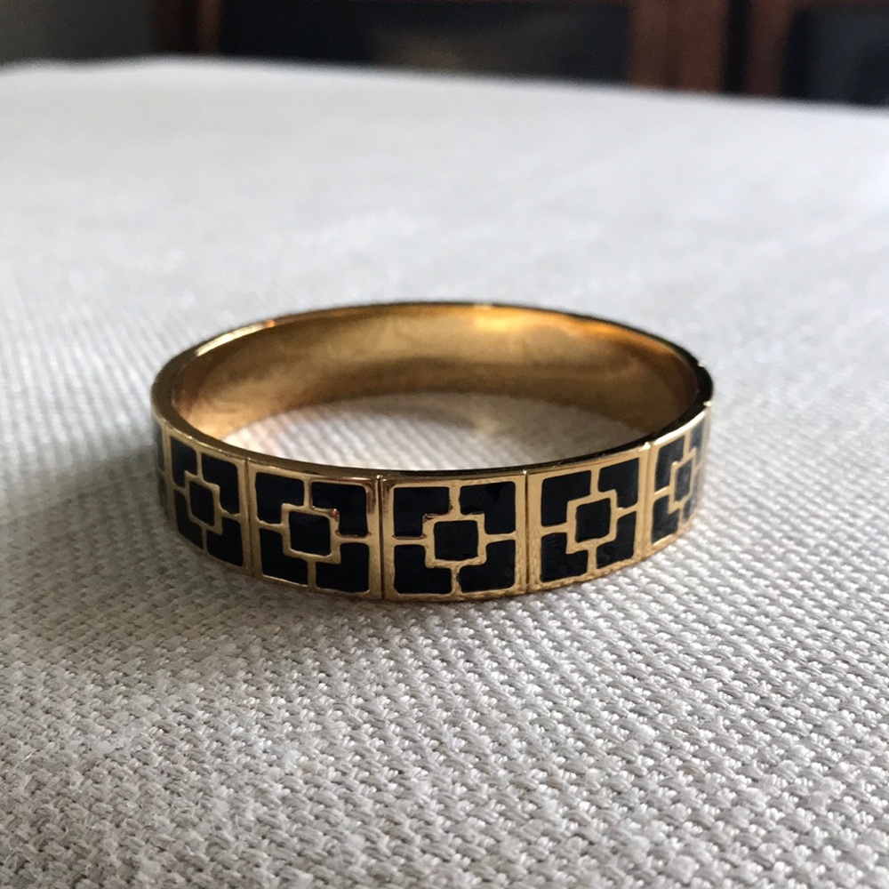 Like new Trina Turk brick logo bangle
